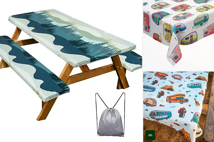 Detailed view of 10 Best Camping Tablecloths: Stay Clean Outdoors