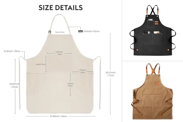Detailed view of Best Canvas Aprons