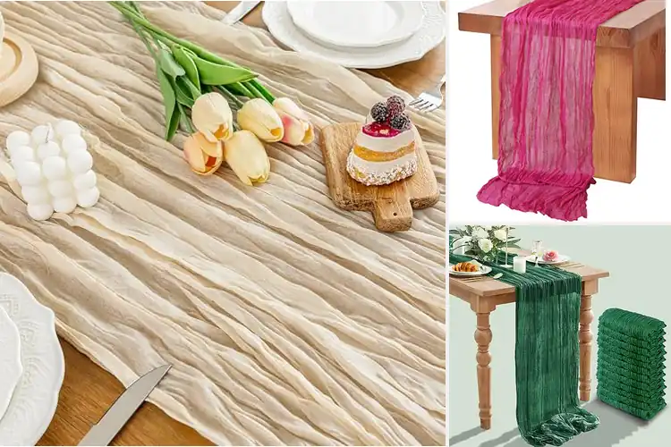 Detailed view of Best Centerpiece Gauze Runner