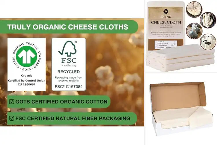 Detailed view of Best Cheesecloth Material