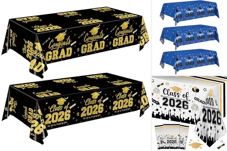 Detailed view of Best Class Of Graduation Tablecloths