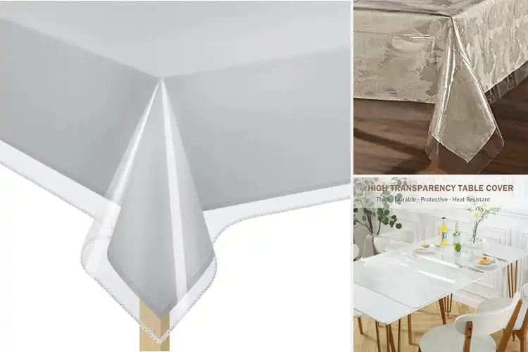 Detailed view of Best Clear Table Covers