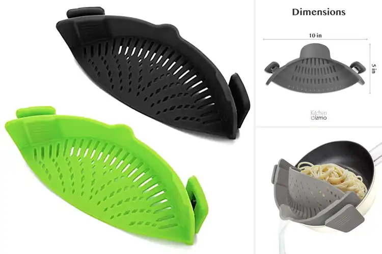 Detailed view of 10 Best Clip-On Strainers For Noodles: Top Picks