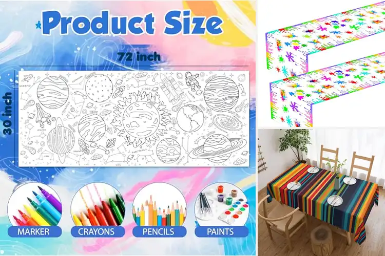 Detailed view of Best Colored Tablecloths For Festive Themes