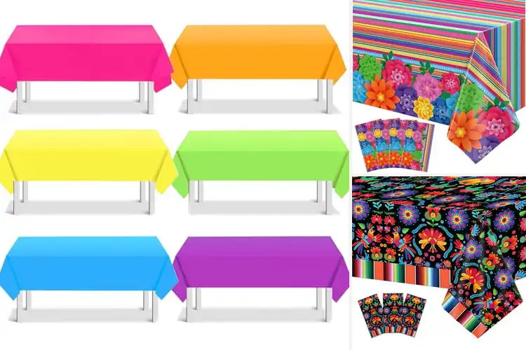 Detailed view of Best Colorful Festive Table Covers: Brighten Any Celebration