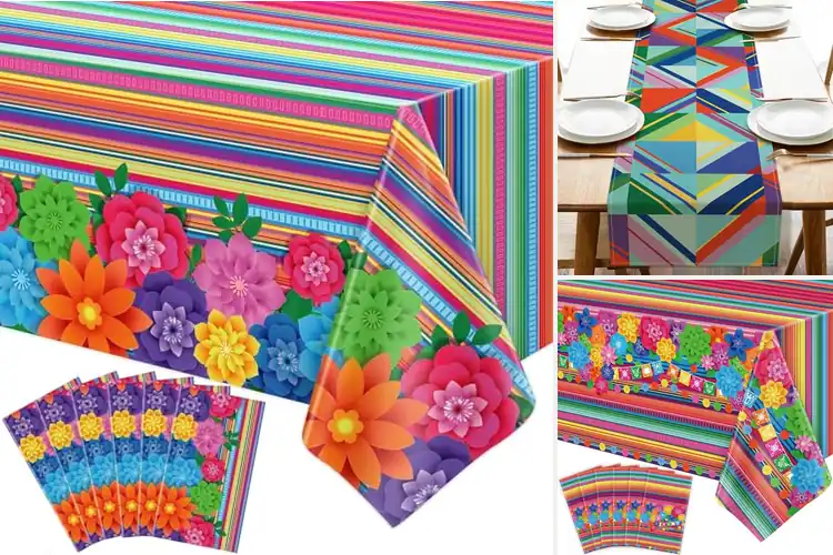 Detailed view of Best Colorful Tablecloths For Holidays