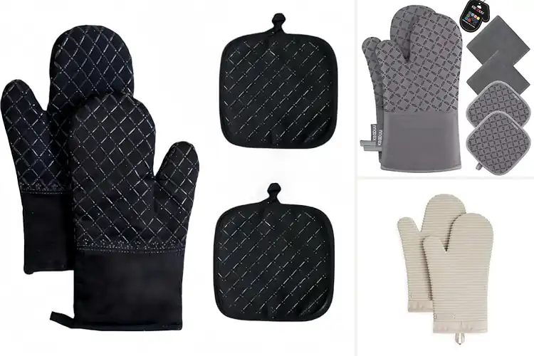 Detailed view of Best Comfortable Oven Mitt Set
