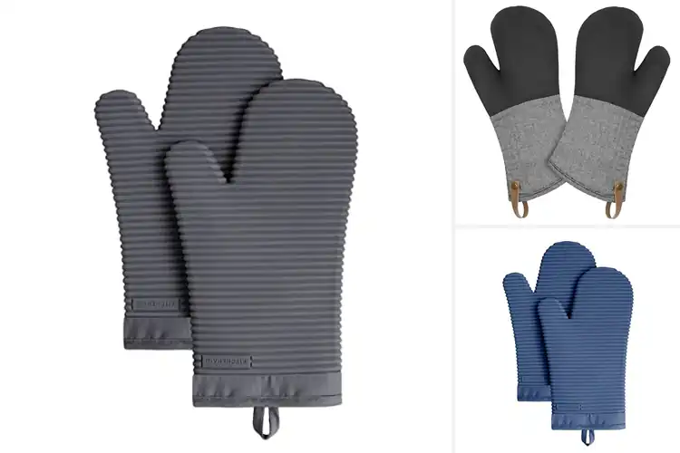 Detailed view of Best Cotton Cuff Comfort Oven Mitts