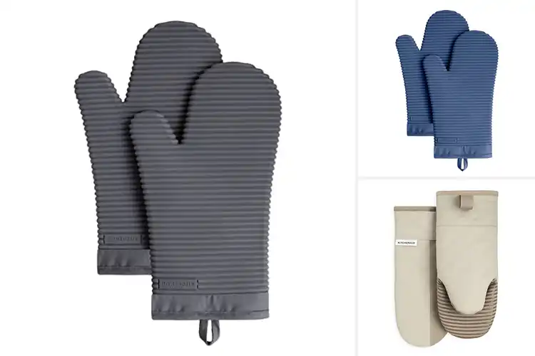 Detailed view of Best Cotton Cuff Oven Mitts For Comfort