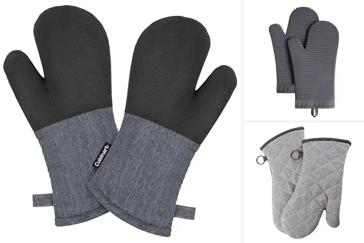Detailed view of Best Cotton Cuff Protective Oven Mitts