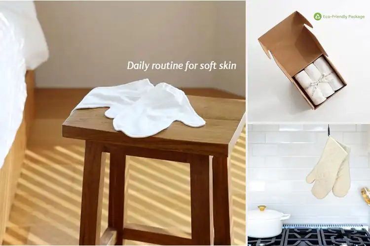 Detailed view of 8 Best Cotton Cuffed Mitts for Soft, Hydrated Hands