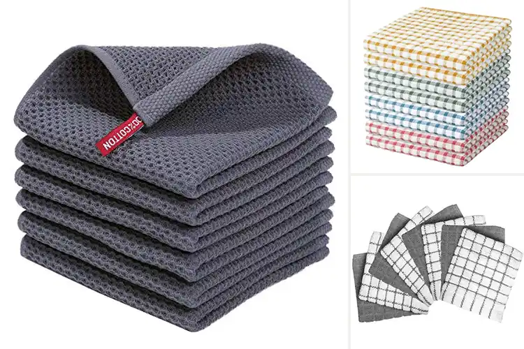 Detailed view of 10 Best Cotton Dish Cloths to Keep Your Kitchen Spotless