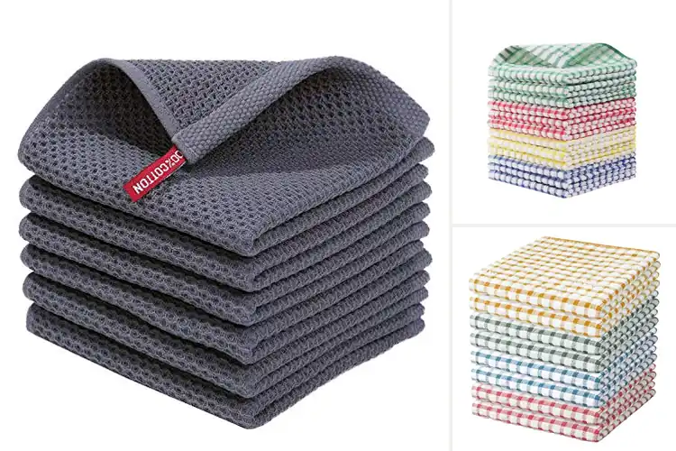 Detailed view of 10 Best Cotton Dishcloths for Fast, Easy Kitchen Cleanup