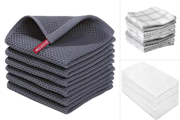 Detailed view of 10 Best Cotton Waffle Dishcloths: Clean Easy