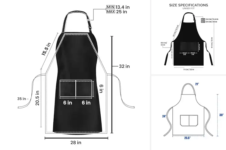 Detailed view of Best Crafting Aprons