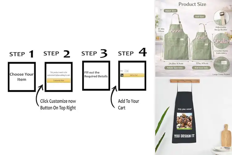 Detailed view of Best Customizable Aprons: Top 10 Personalized Picks for You