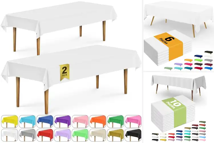 Detailed view of Best Dining Disposable Tablecloths
