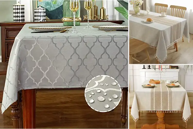 Detailed view of 10 Best Dining Tablecloths: Elevate Your Dining