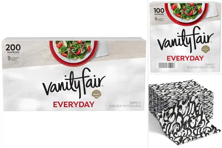 Detailed view of 10 Best Dinner Napkins for a Stylish & Soft Table Upgrade