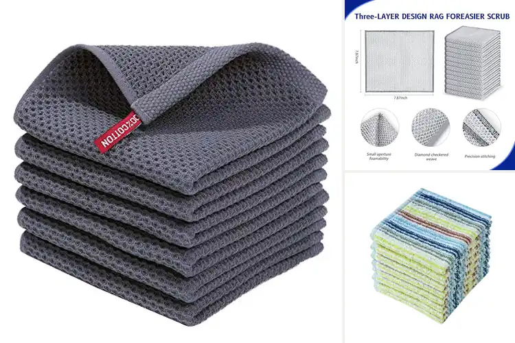Detailed view of 10 Best Dish Cloths for Cleaning: Absorbent & Fresh