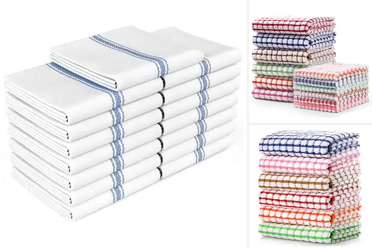 Detailed view of 10 Best Dish Towel Packs: Absorbent & Durable Must-Haves