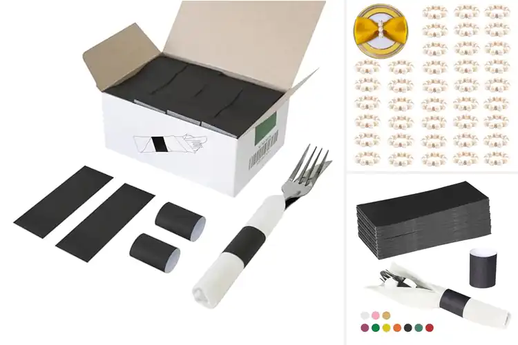 Detailed view of Best Disposable Napkin Rings