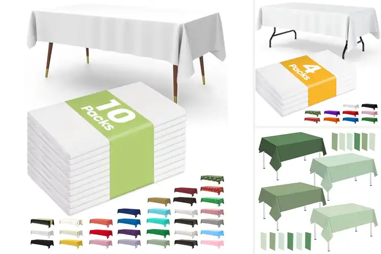 Detailed view of 10 Best Disposable Table Cloths for Effortless, Mess-Free Events