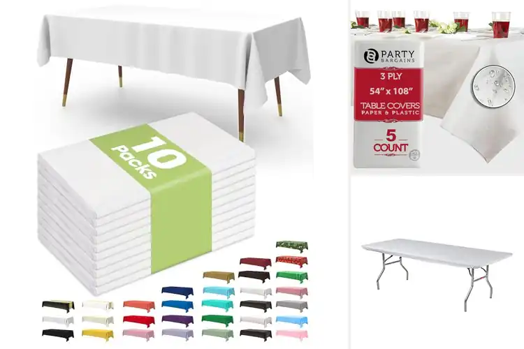 Detailed view of Best Disposable Table Covers For Quick Cleanup