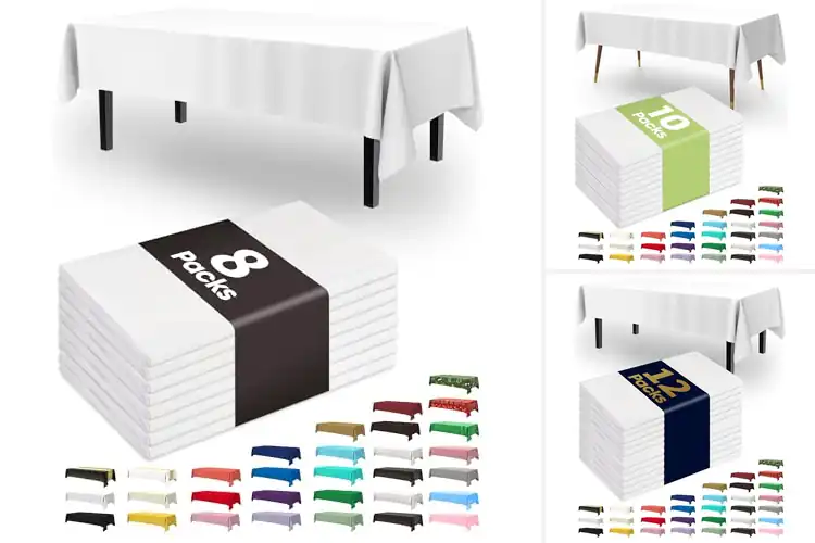 Detailed view of Best Disposable Tablecloths 54×108 Inches