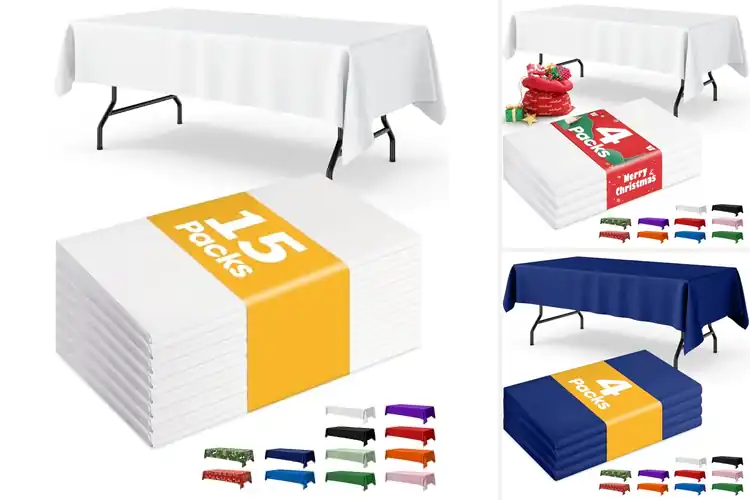 Detailed view of 10 Best Disposable Tablecloths for Gatherings: Ditch the Mess