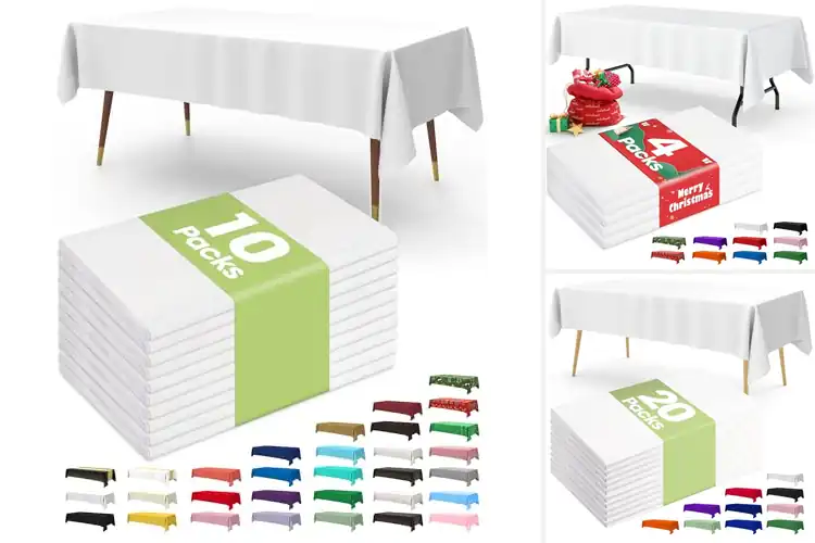 Detailed view of 10 Best Disposable Tablecloths for Home Entertaining