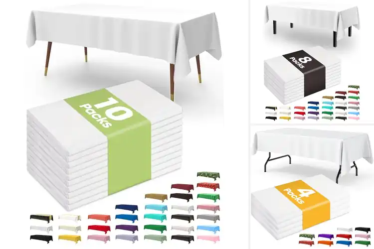 Detailed view of Best Disposable Tablecloths For Party