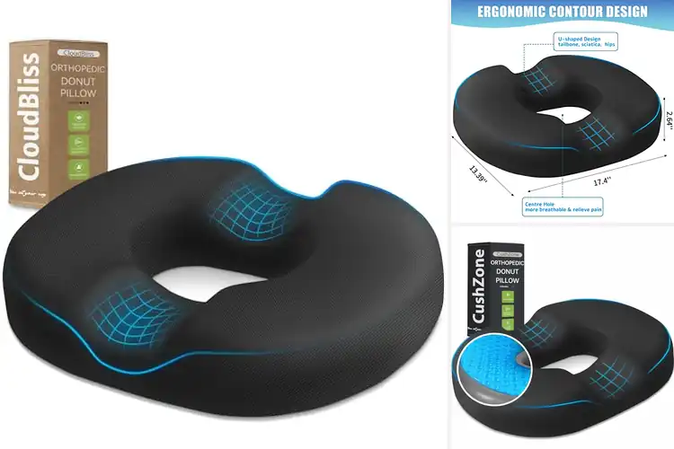 Detailed view of 10 Best Donut Seat Cushions for Pain Relief