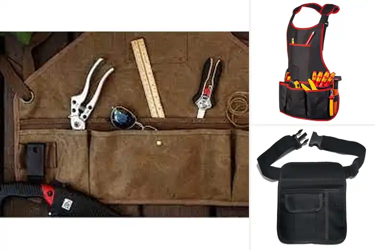 Detailed view of Best Double Pockets Aprons For Tools And Phones