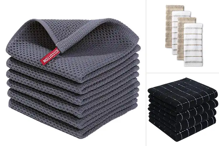 Detailed view of 10 Best Drying Dish Towels: Effortless Wet Dish Joy
