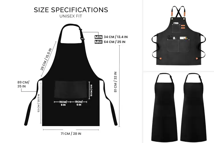 Detailed view of Best Durable Aprons