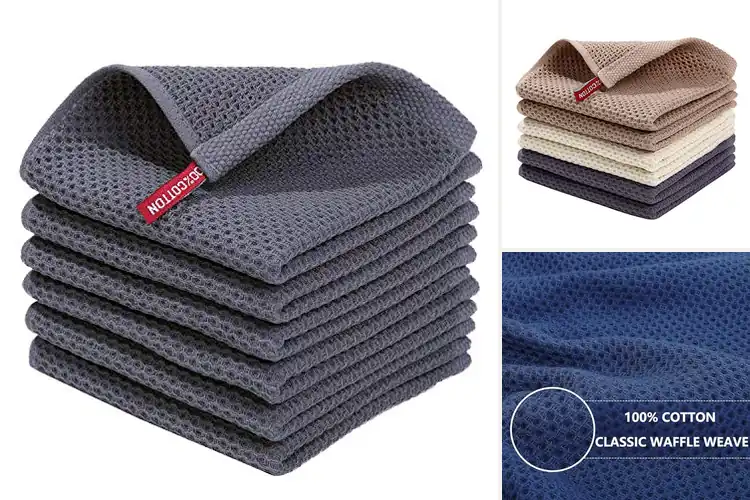 Detailed view of Best Durable Honeycomb Weave Dishcloths