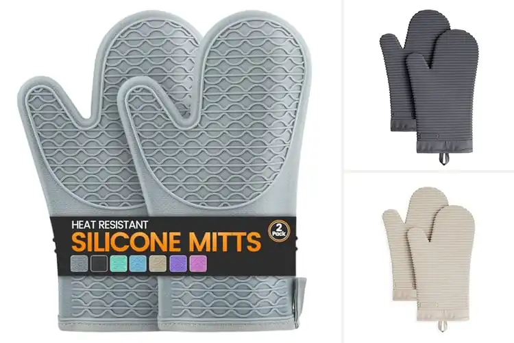 Detailed view of 10 Best Durable Silicone Mitts: Safe Cooking