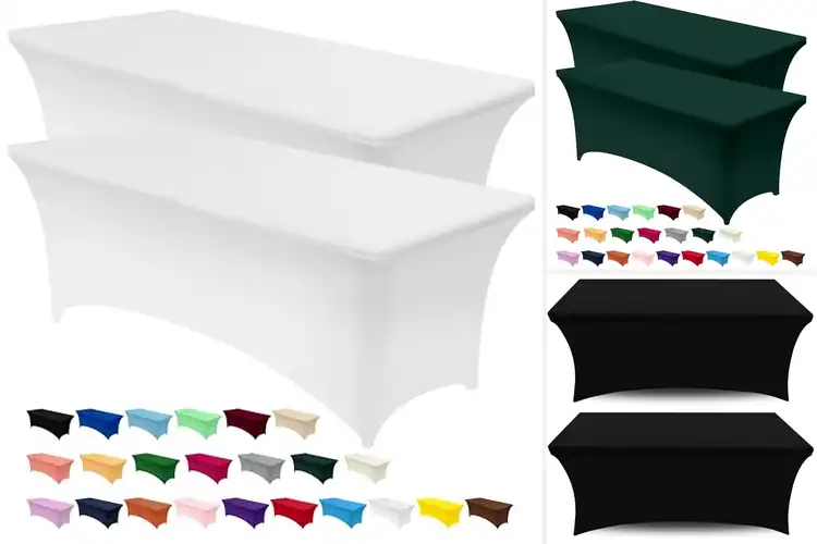 Detailed view of 10 Best Durable Spandex Table Cover For Commercial Use