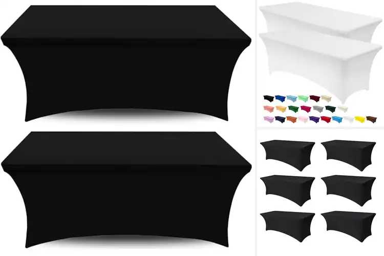 Detailed view of 10 Best Durable Spandex Table Covers: Wrinkle-Free & Tough