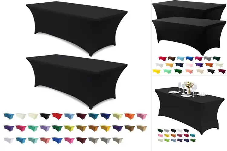 Detailed view of 10 Best Durable Spandex Tablecloths For Reuse – Stain-Proof
