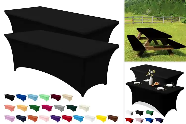 Detailed view of Best Durable Stretch Table Covers