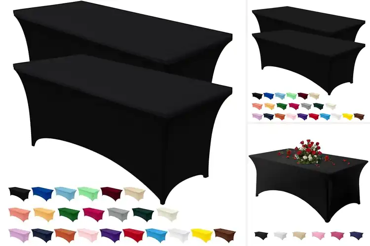 Detailed view of Best Durable Stretch Table Covers With Spandex