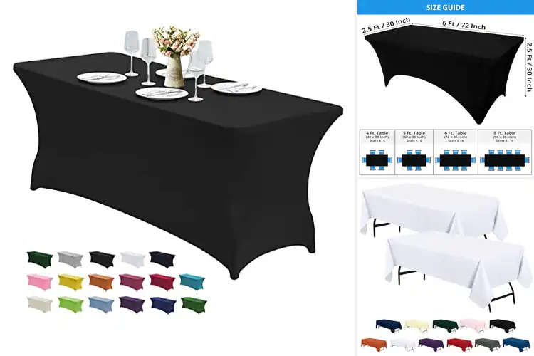 Detailed view of 10 Best Durable Table Covers For Events – Lasting Elegance
