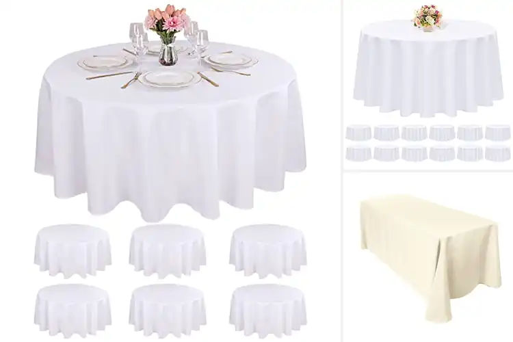 Detailed view of 10 Best Durable Table Linens For Receptions: Elegant & Lasting