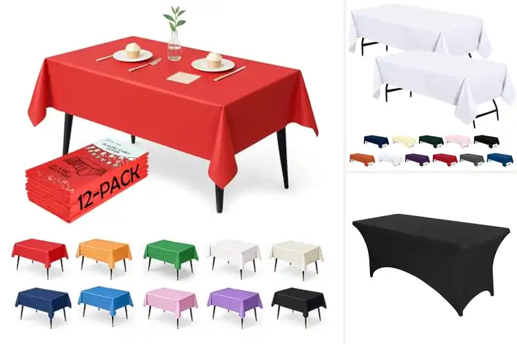 Detailed view of 10 Best Durable Tablecloths For Events: Simplify Your Parties