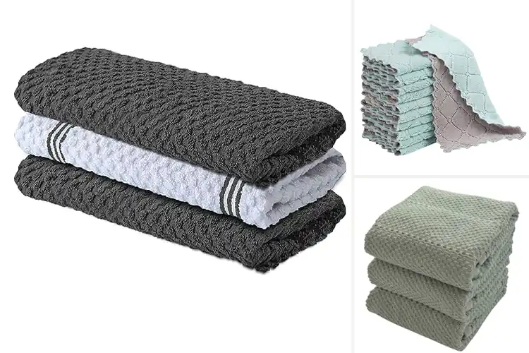 Detailed view of Best Easy Care Dish Towels Washable