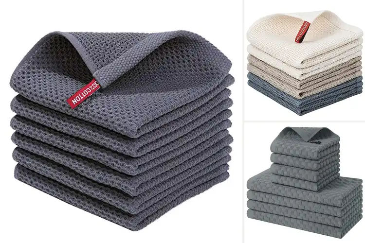Detailed view of Best Easy Care Dish Towels With Cold Wash