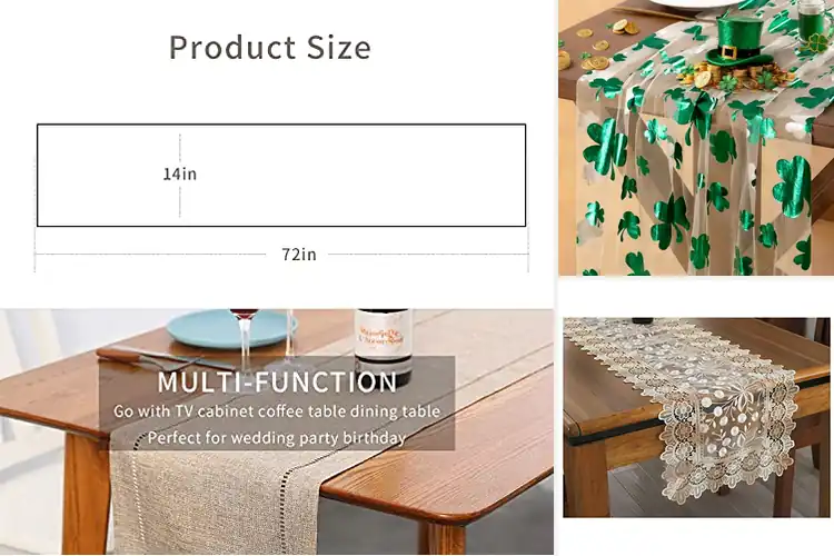 Detailed view of Best Easy Care Hand Wash Only Table Runner