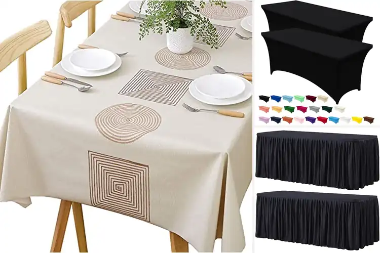 Detailed view of 10 Best Easy Care Table Cover For Parties: Worry-Free Hosting